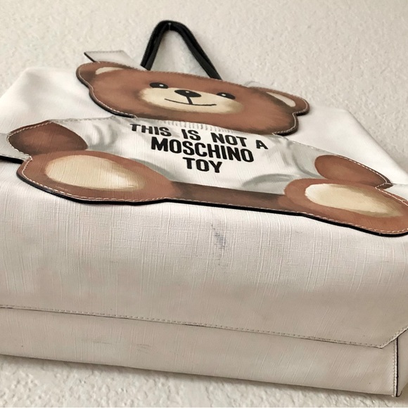 Moschino Teddy Bear Tote Bag - Picture 5 of 8